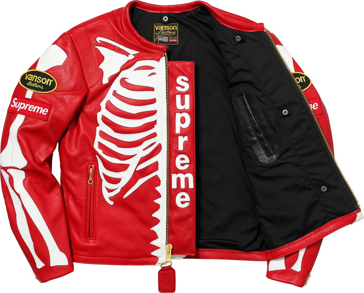 Supreme®/Vanson® Leather Bones Jacket view 21